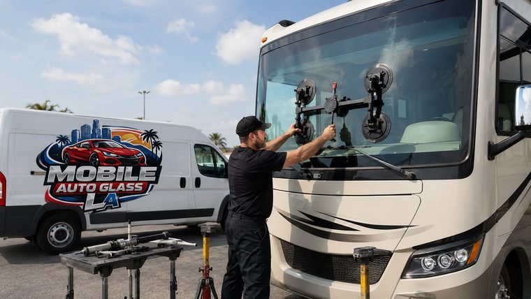RV Windshield Repair And Replacement in Santa Monica, CA by Mobile Auto Glass LA