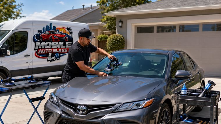 Windshield Replacement in Santa Monica, CA by Mobile Auto Glass LA